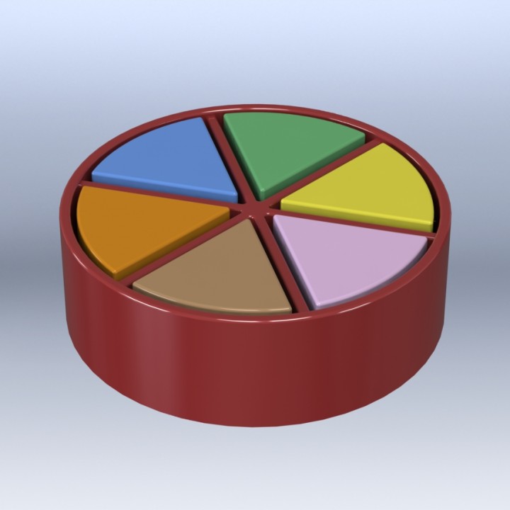 Trivial Pursuit - Playing Piece and Wedges image