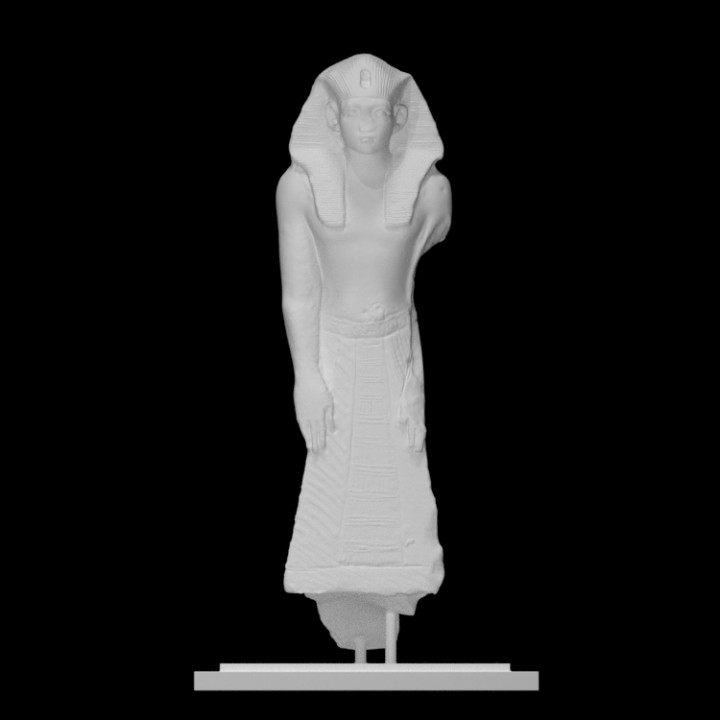 Praying statue of king Amenembet III image