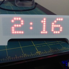Picture of print of ESP8266 Scrolling Marque Clock