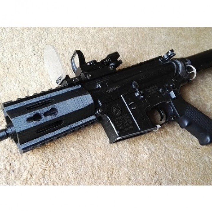 3d Printable Airsoft M4 Handguard By Martin