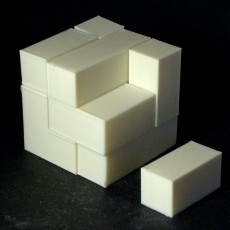 Picture of print of Block cube puzzle