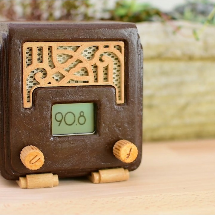 Art Deco FM Radio with Arduino image