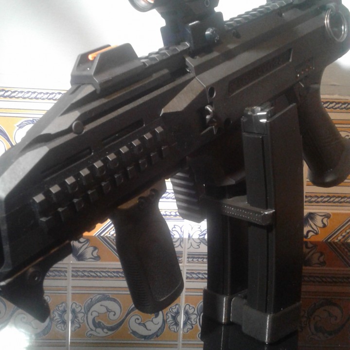 Airsoft ASG CZ Scorpion EVO Clip Magazine and Dual Base Plate image