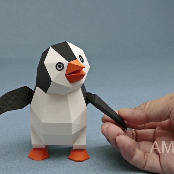 Penguin by the Anchor image