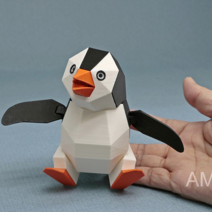 Penguin by the Anchor image