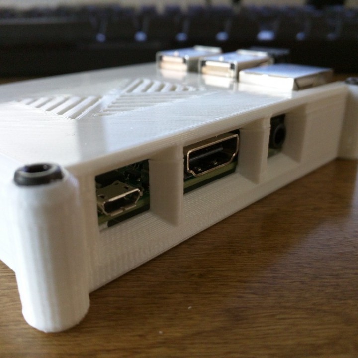 Raspberry Pi 2 case (vented with external screws) image