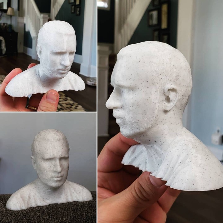 3D Printable ThatjoshGuy's Head by Joshua Shreve