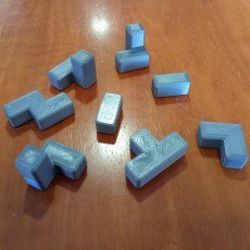 Picture of print of Simple Cube puzzle for playing