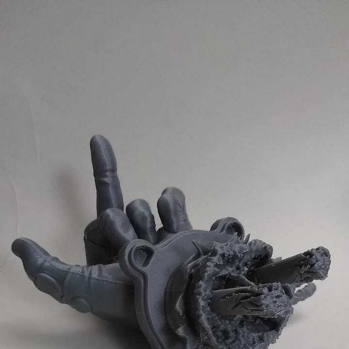 Severed Deadpool hand F***you image