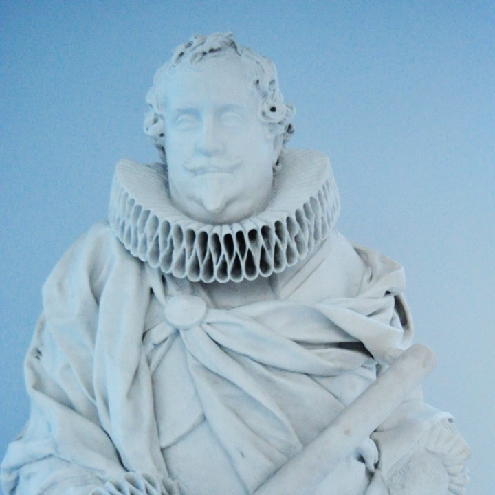 3D Printable Portrait of the Principe Michele DamasceniPeretti by Scan