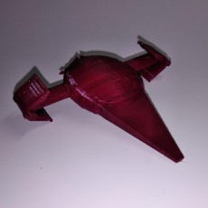 Picture of print of star wars ship