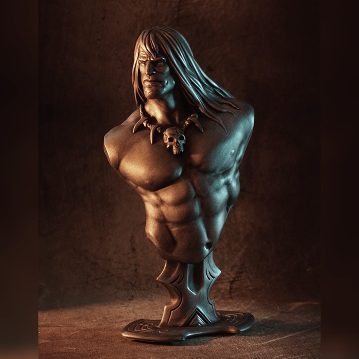 Conan the Barbarian bust image