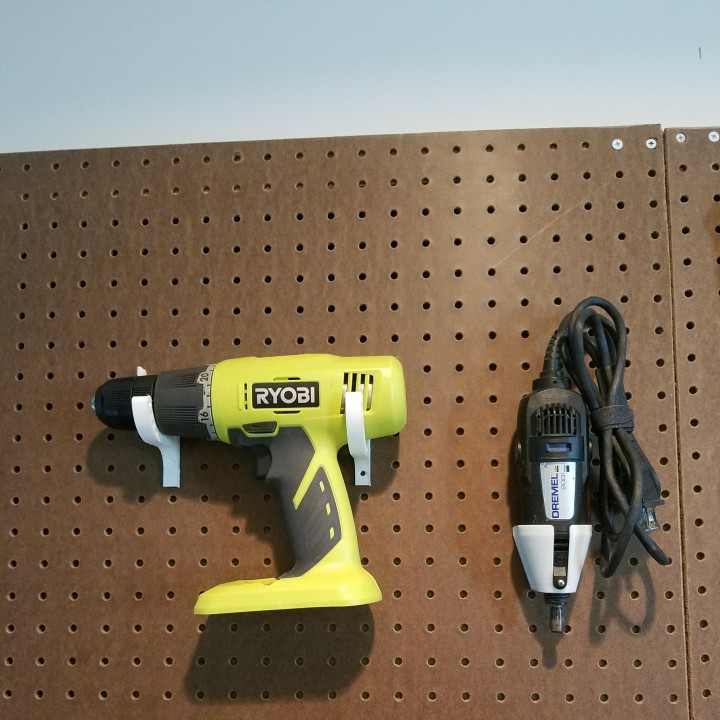 Pegboard Drill Holder image
