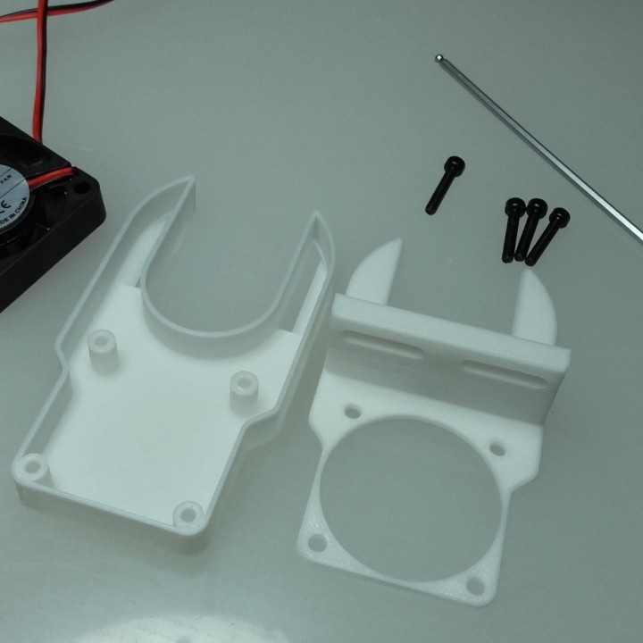 Cooling fans for extruder - Geeetech prusa i3 image