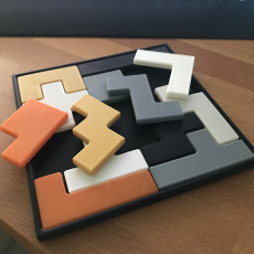 Picture of print of Pentomino (Tetris) Puzzle by Henry Dudeney