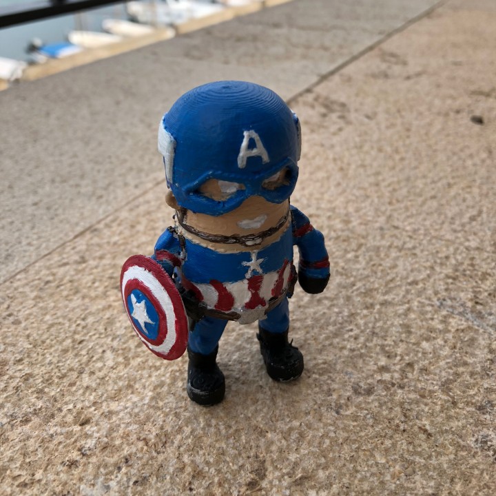 mini Captain America - Civil war edition image