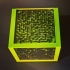 Ball maze cube print image