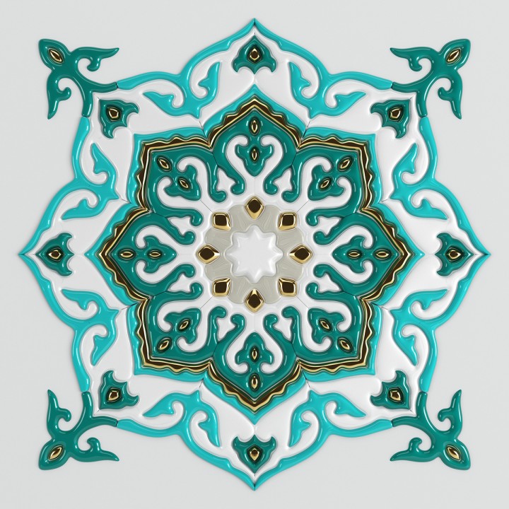 Tatar mosaic puzzle image