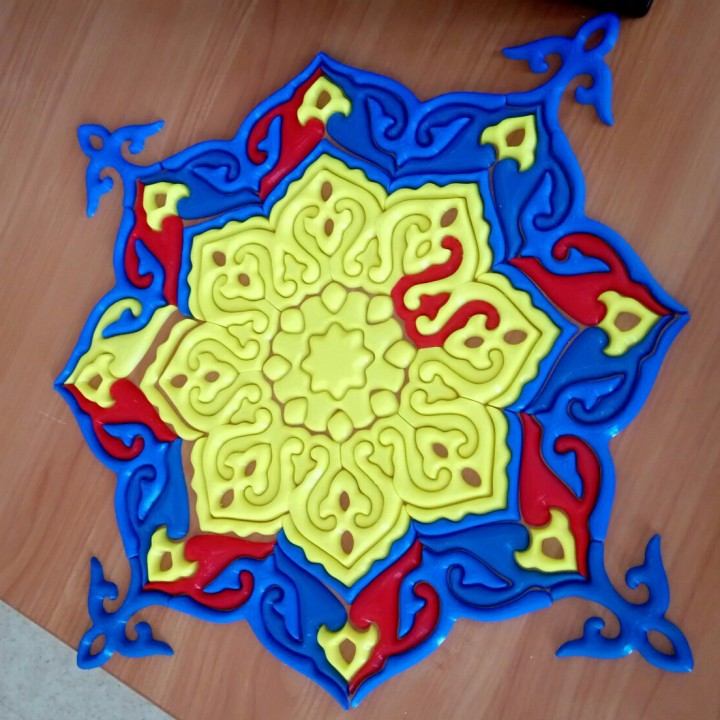 Tatar mosaic puzzle image