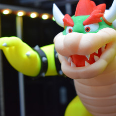 Picture of print of Bowser from Mario games - Multi-color