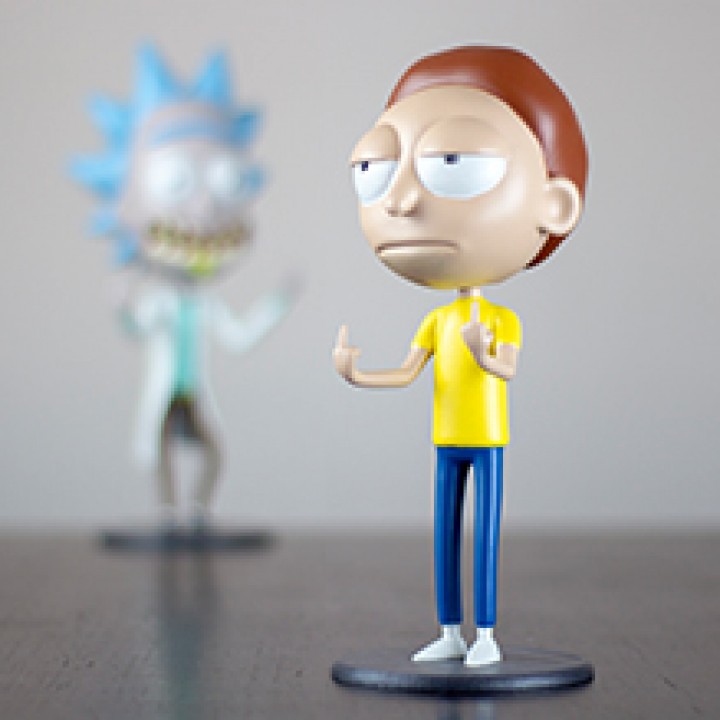 3D Printable Morty Bobble Head de 