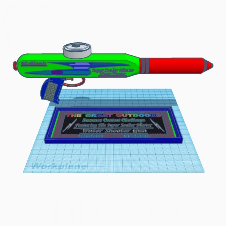 Blackhawks - Super Soaker Blaster - (Water Gun) #TinkerFun image