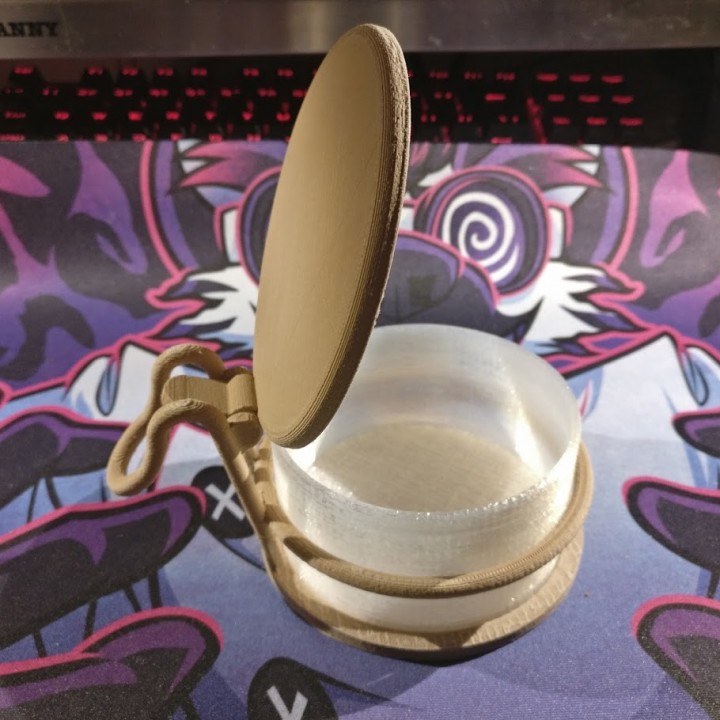 3D Printable Alton Brown Good Eats Inspired Salt Cellar by Tannyn