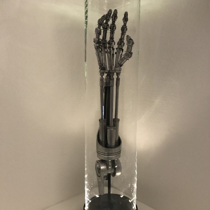 DIY Life-Size Terminator Arm Lamp image