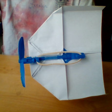 Picture of print of Rubber Band Powered Plane #TINKERFUN