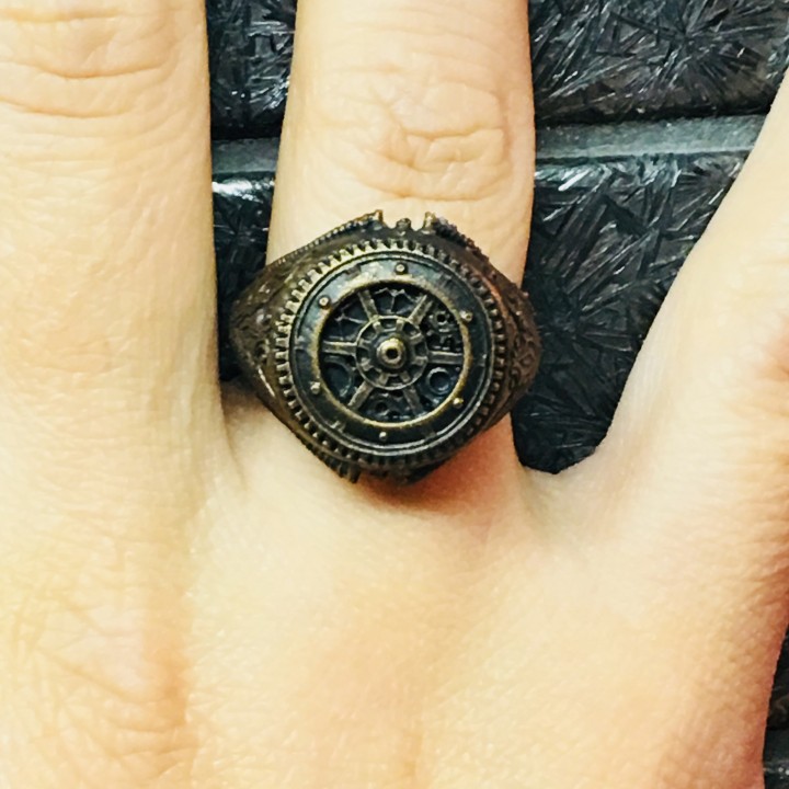 Steampunk Ring (Pre-Supported) image