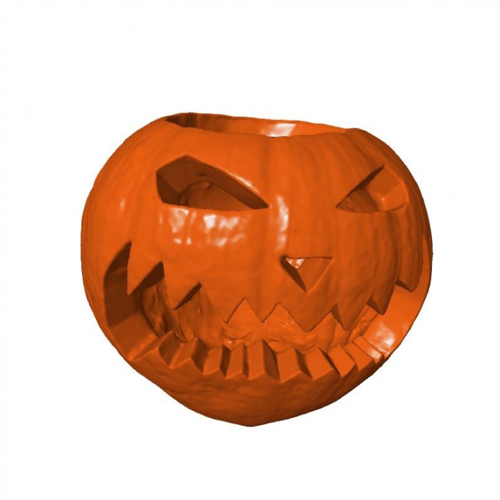Carved Halloween Pumpkin image