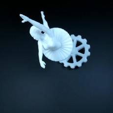Picture of print of Spinning Ballerina CR-10 Extruder Knob