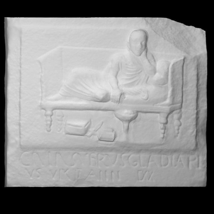 Inscribed funerary stele image