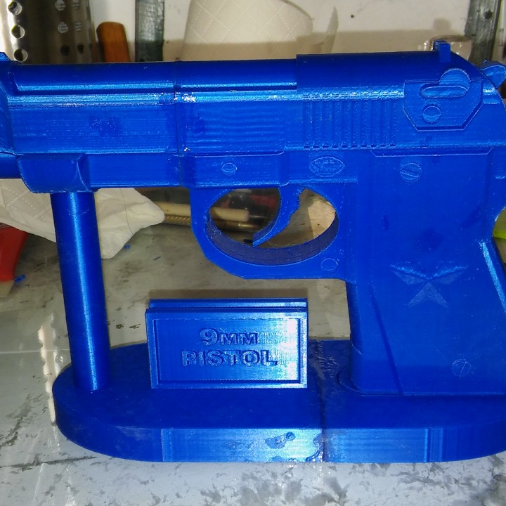 9mm Pistol with Stand image