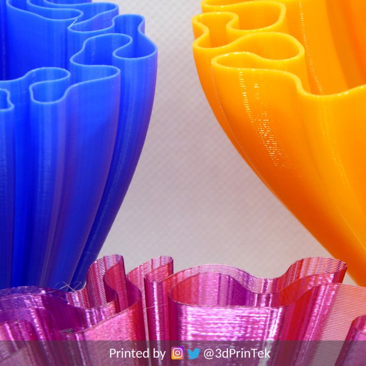 3D Printable Wavy Cups Collection (15 files) by Fernando Jerez