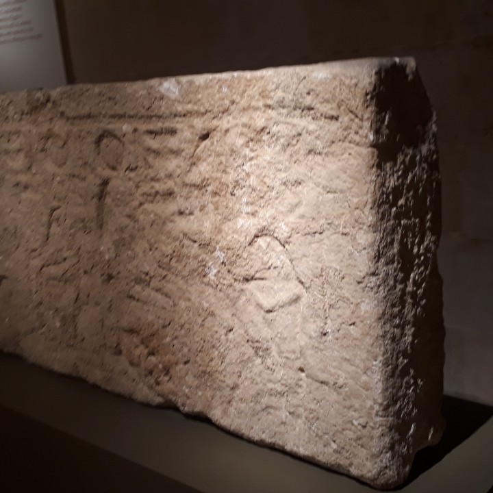 Relief with a hieroglyphic inscription image