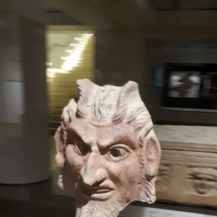 Mask of a satyr image