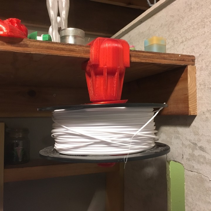 Spool holder for cr-10 & 3DPrintingNerd Shelves image