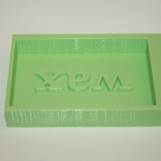 Picture of print of surfboard wax holder