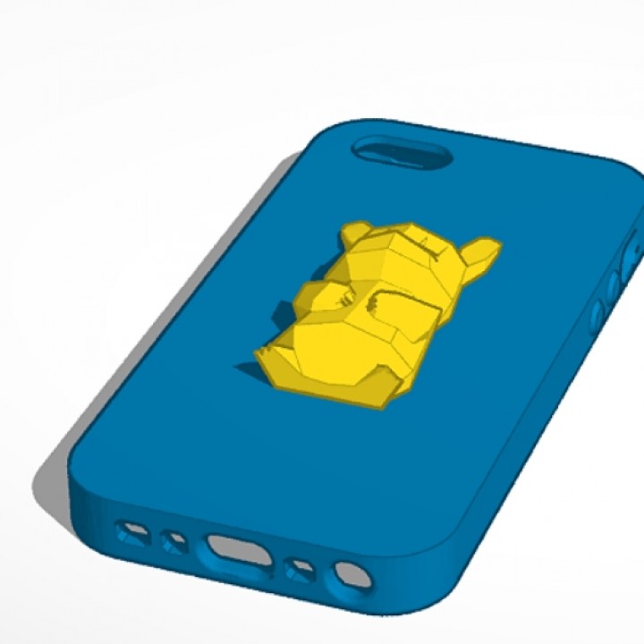 3D Pikachu iphone 5 Case image