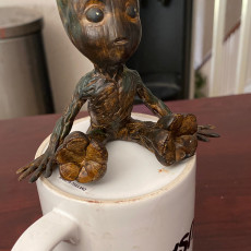 Picture of print of Baby Groot Succulent Planter