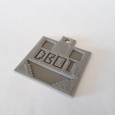 Picture of print of DBOT Key chain