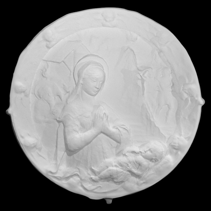 Adoration of the Child and Announcement to the shepherds image