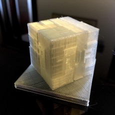 Picture of print of Pinkys puzzle cube