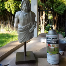Picture of print of Marble Statue of Zeus