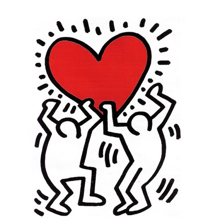 Keith Haring - Heart, 1988 image