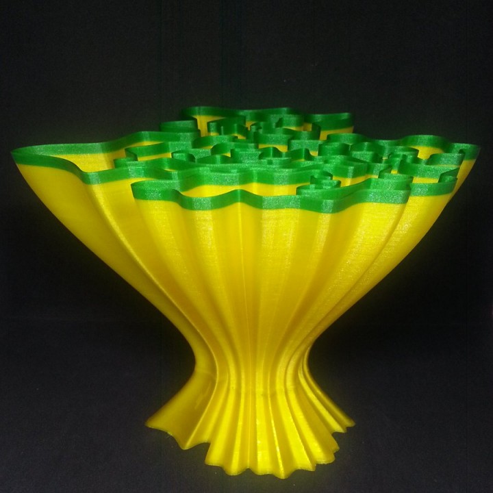 Wavey Coral Vase image