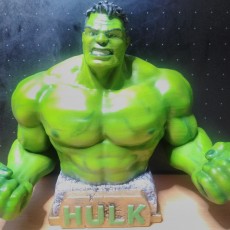 Picture of print of Hulk bust