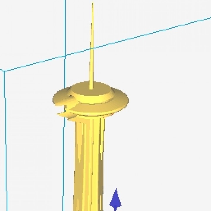 seattle space needle spool holder image