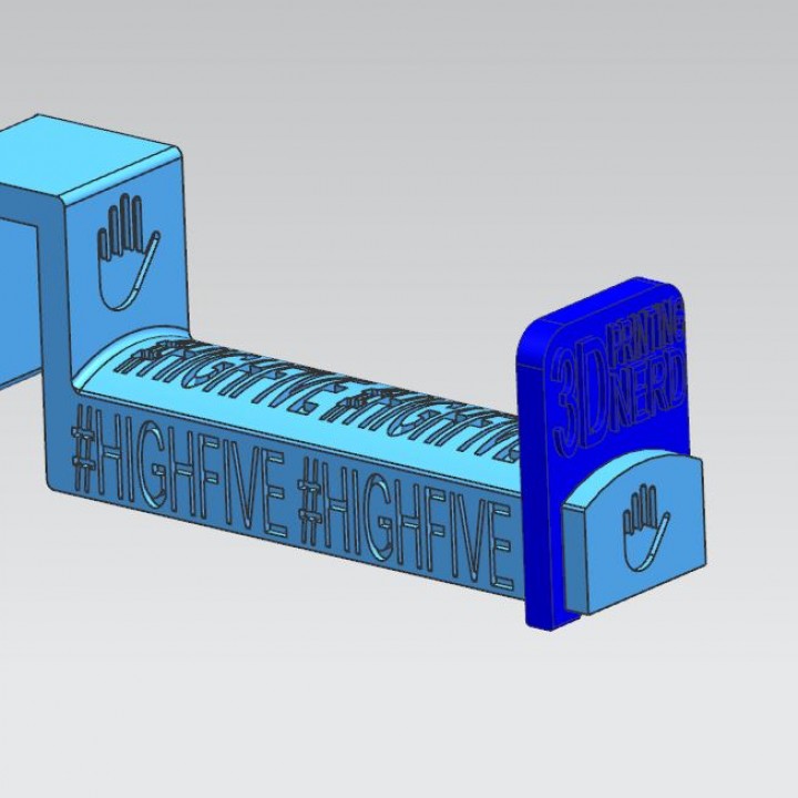 The High Five 3D Printing Nerd ULTIMATE Spool Holder image